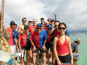 Liechtenstein Princely Navy team at 1-4 May 2008: Boracay International Dragon Boat Festival