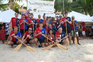 Liechtenstein Princely Navy team at April 26-28, 2007: Boracay International Dragon Boat Festival