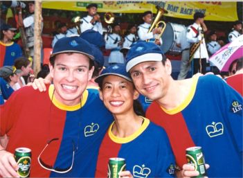 Liechtenstein Princely Navy team at June 2001 - The Liechtenstein Princely Navy strikes again