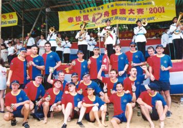 Liechtenstein Princely Navy team at June 2001 - The Liechtenstein Princely Navy strikes again