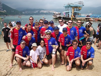 Liechtenstein Princely Navy team at May 1, 2006: Stanley New Boat Launch Races