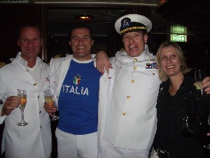 Liechtenstein Princely Navy team at Navy White Christmas 2007