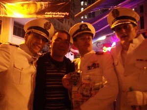 Liechtenstein Princely Navy team at Navy White Christmas 2007