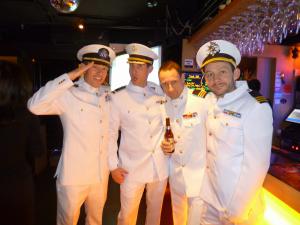 Liechtenstein Princely Navy team at Navy White Christmas 2012