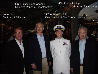 30 October 2008: Visit to Hong Kong by HSH Prince Hans-Adam II of Liechtenstein