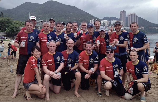 Liechtenstein Princely Navy team at 17 May 2013: 5km Stanley Dragon Boat Summer Rally 2013