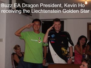 Liechtenstein Princely Navy team at 2005 Official Post Race Party