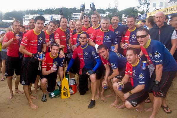 Liechtenstein Princely Navy team at 28 May 2009: Stanley Dragon Boat Championships
