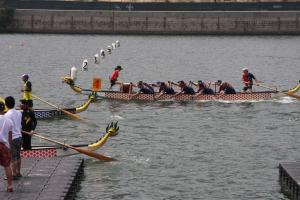 Liechtenstein Princely Navy team at 7 April 2013: Bank of China (Hong Kong) 56th Festival of Sports - Dragon Boat Races