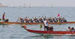 Liechtenstein Princely Navy team at 9 May 2010: HKIPC 11th Deep Water Bay Dragon Boat Races