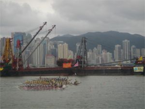 Liechtenstein Princely Navy team at June 18/19, 2005: Hong Kong International Dragon Boat Races 2005