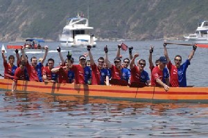Liechtenstein Princely Navy team at May 7, 2006: 7th Deep Water Bay Dragon Boat Races